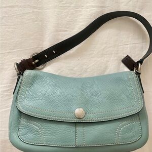 Coach Chelsea Leather Flap Shoulder Bag